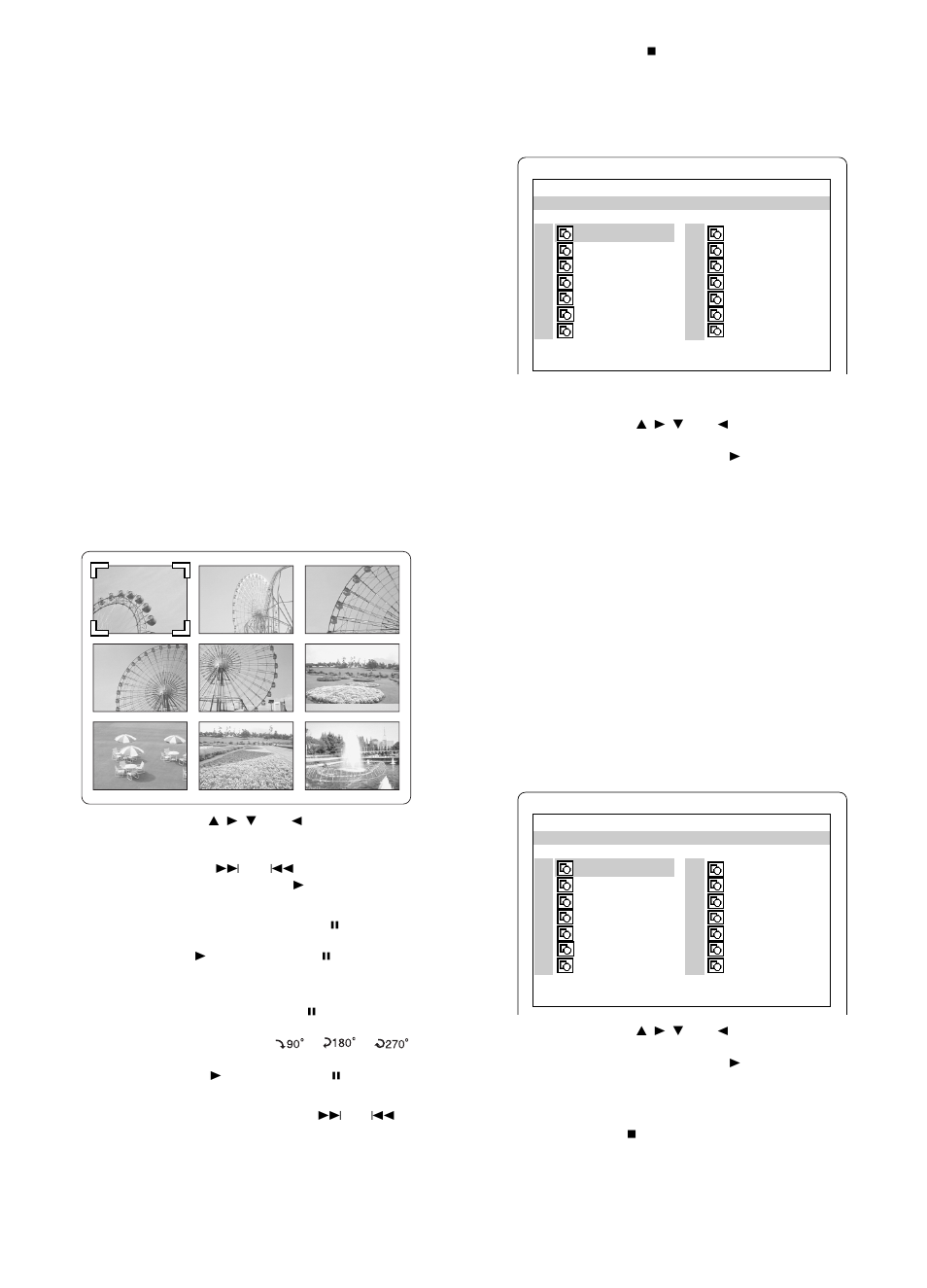Cd-betrieb mit bilddateien | Sanyo DC-TS760 User Manual | Page 38 / 148