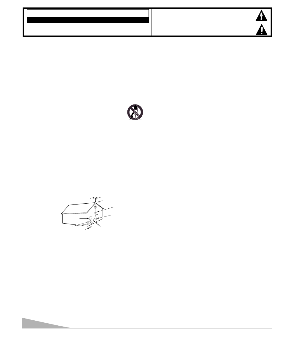Importantes medidas de seguridad, 40 precaucion, Conectando la antena externa | Conectando el cordon de potencia, Limpieza, Servicio y reparación | Sanyo DS27510 User Manual | Page 22 / 42