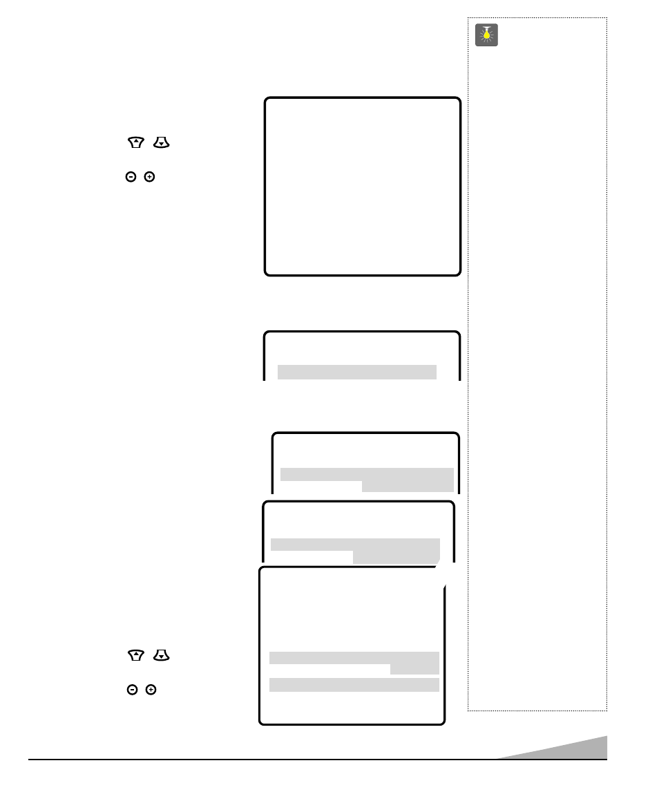 Ajustes del tv, Como hacer los ajustes, Ajuste el modo de audio | Ajuste de imagen/sonido, Consejos rápidos, Siga siempre las instruc- ciones de la pantalla, La flecha ( ➧) indica el modo o selección actual | Sanyo DS27510 User Manual | Page 29 / 42