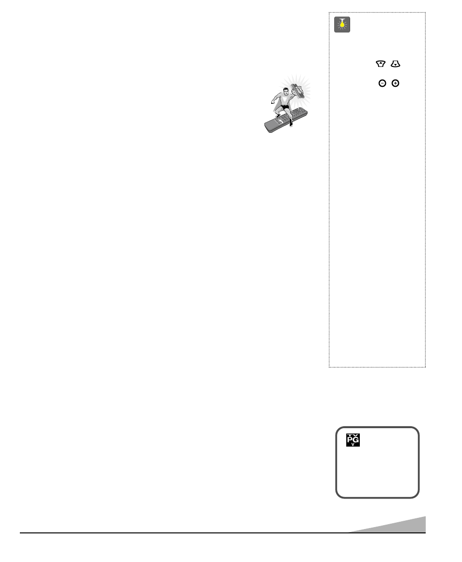 Informacíon de guía-v, Tipos de programacion que reciben clasificación, Consejos rápidos | Sanyo DS27510 User Manual | Page 33 / 42