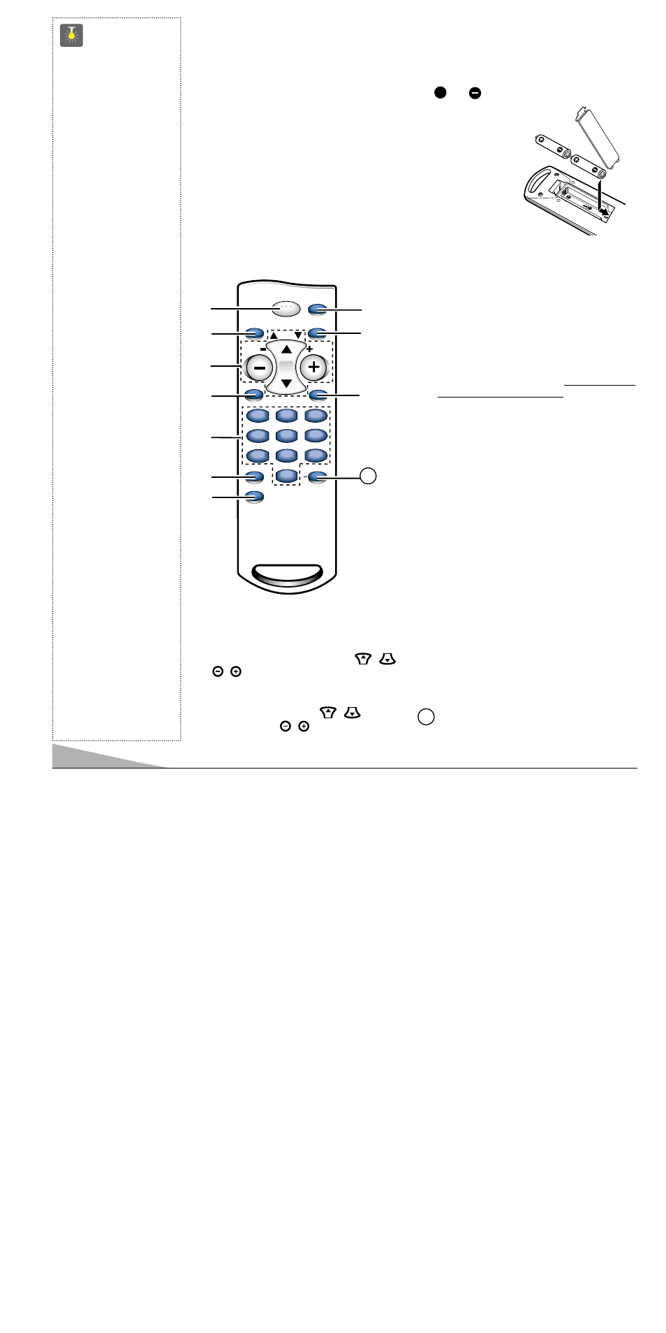 Télécommande, Conseils | Sanyo DS13390 User Manual | Page 18 / 44