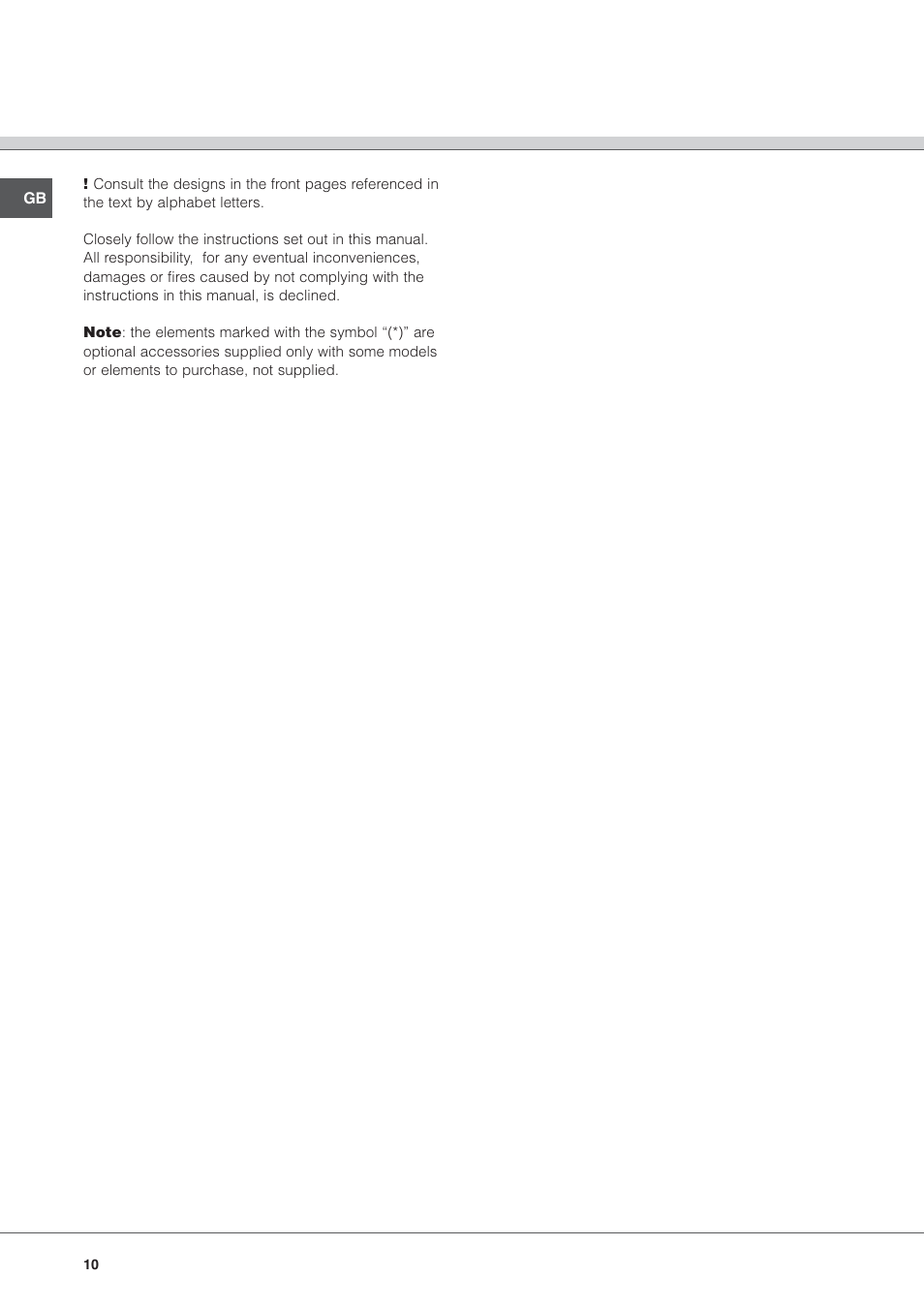 Hotpoint Ariston HL 61 IX User Manual | Page 10 / 64