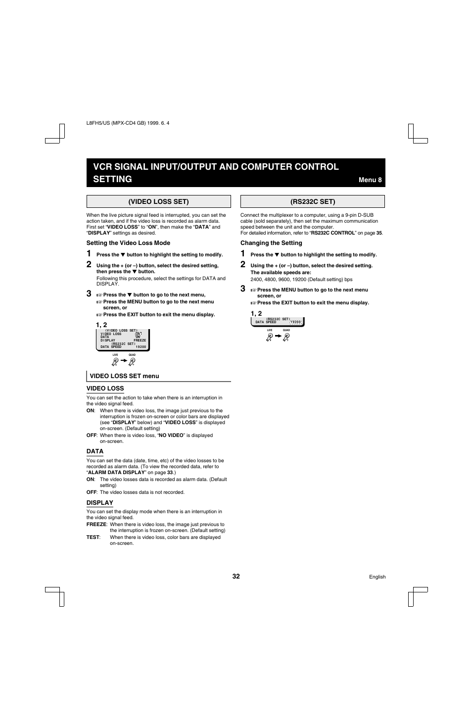 Sanyo MPX-MD4 User Manual | Page 33 / 41