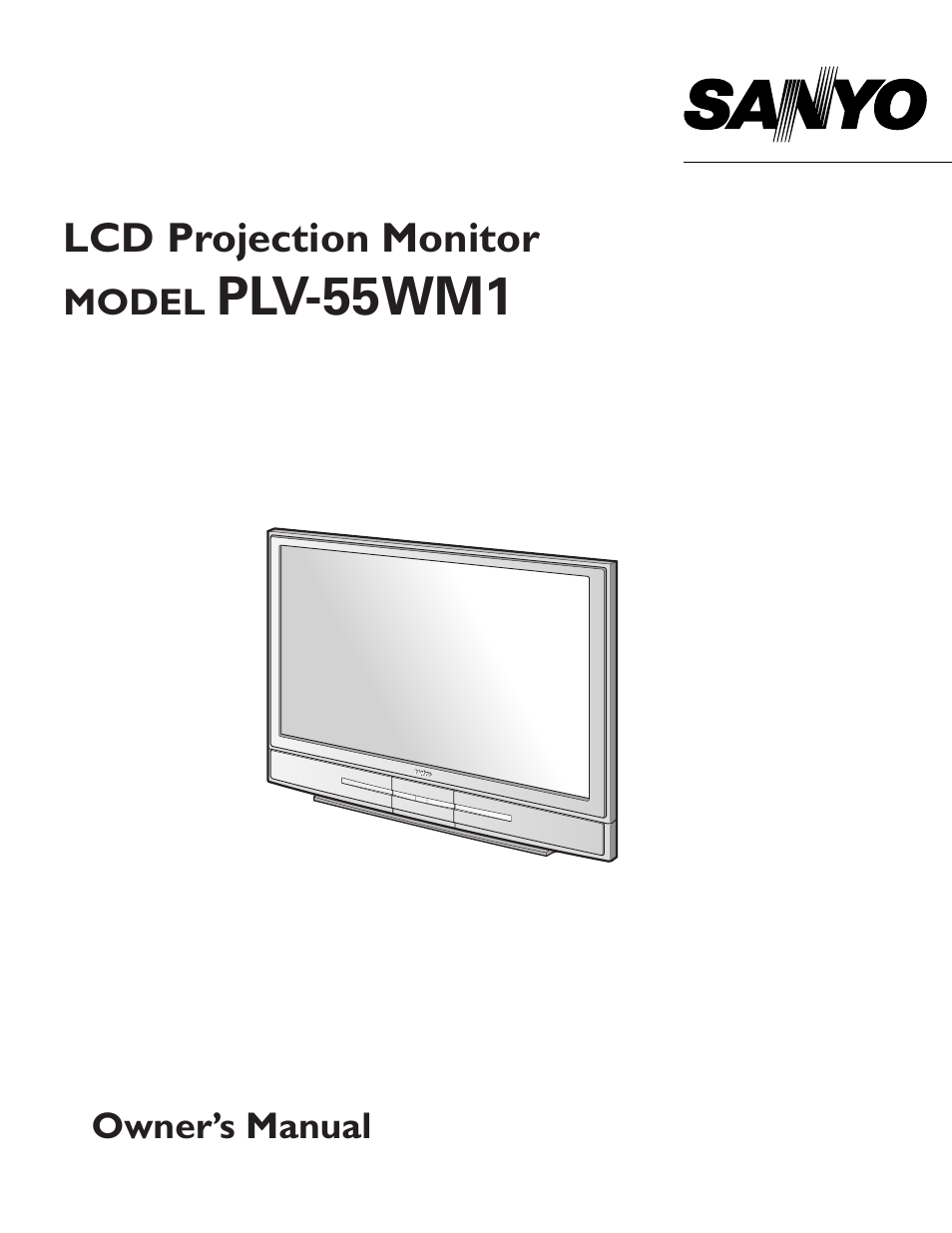 Sanyo PLV-55WM1 User Manual | 60 pages