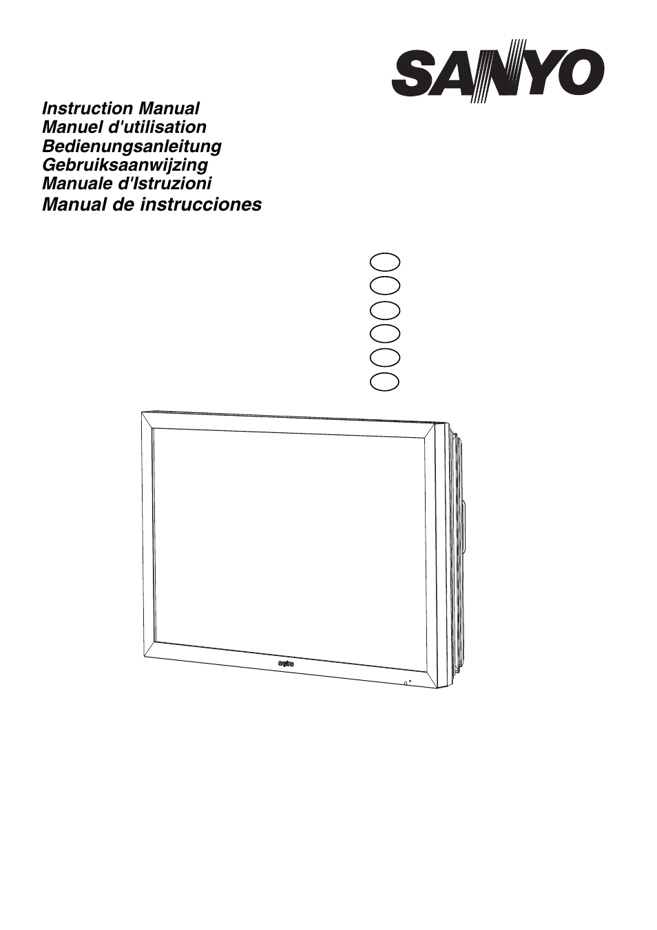 Sanyo CE42LM5R User Manual | 68 pages