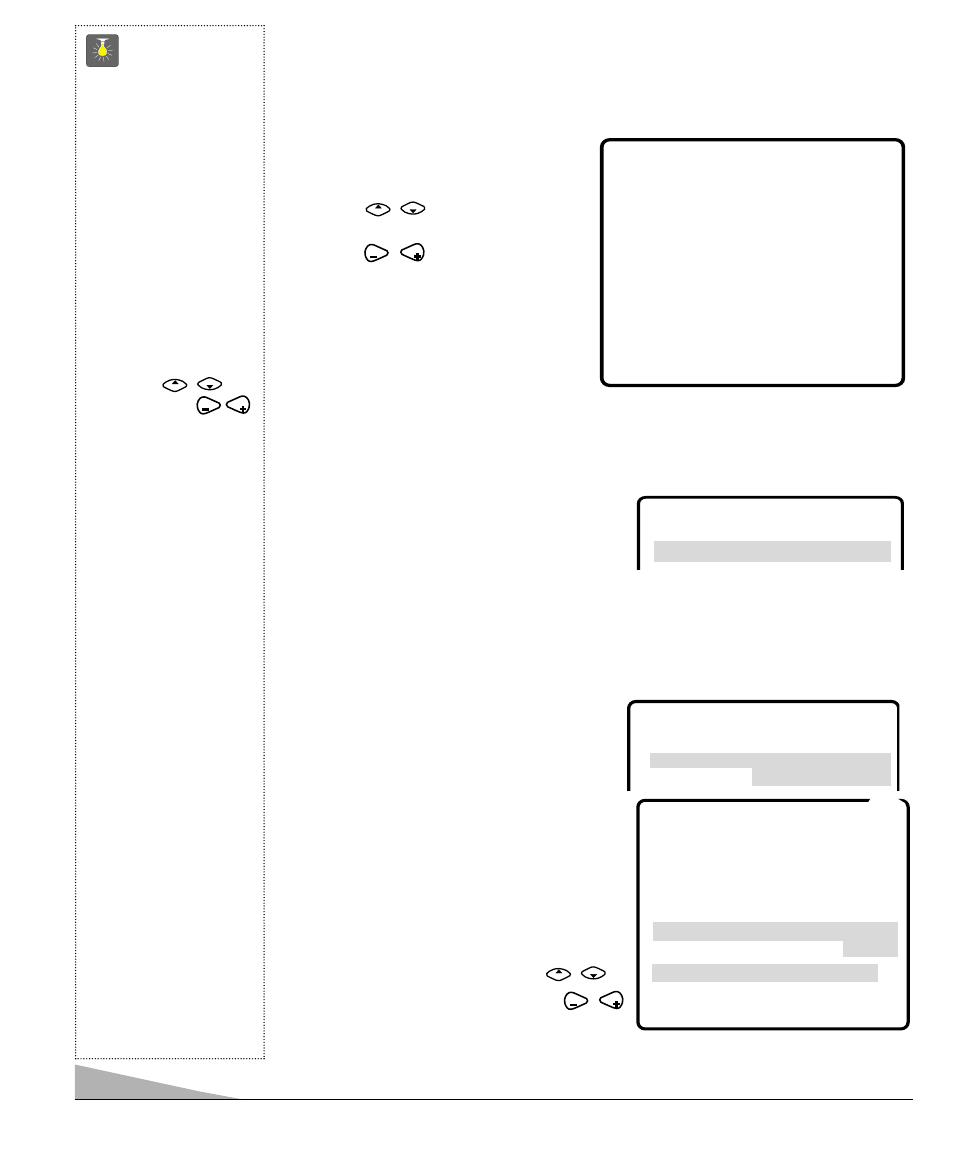 Réglage et mise en place du télécouleur, Conseils, Réglages | Réglage du mode audio, Réglage de l'image/son, Respectez toujours les instructions à l’écran | Sanyo DS31520 User Manual | Page 32 / 68