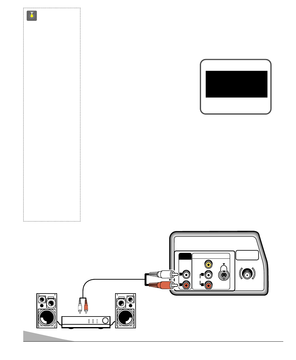 Utilisation des prises de sortie audio, Remise à l'état initial du téléviseur, Conseils | Sanyo DS31520 User Manual | Page 34 / 68