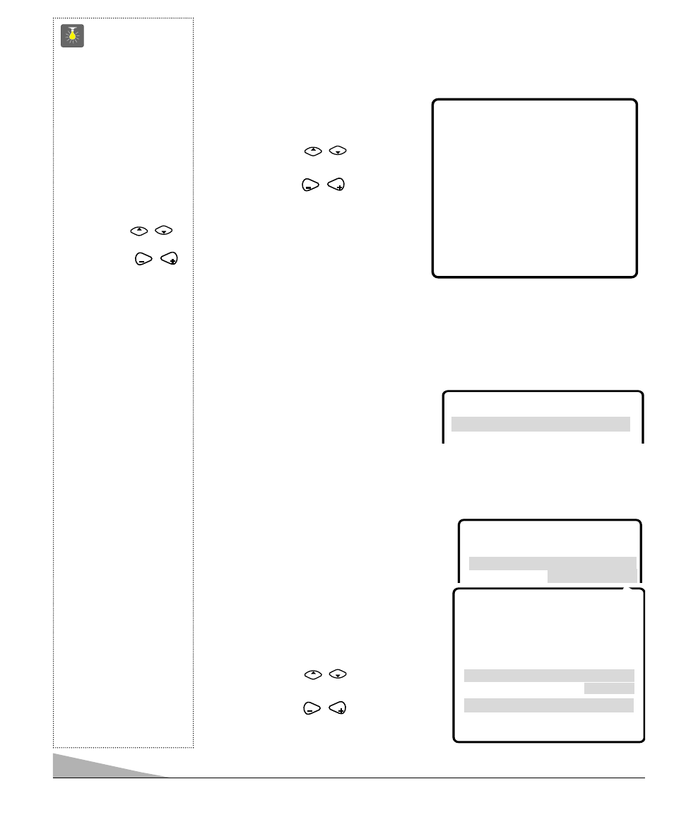 Ajustes del tv, 54 consejos rápidos, Como hacer los ajustes | Ajuste el modo de audio, Ajuste de imagen/sonido, Imagen/sonido submenús controles | Sanyo DS31520 User Manual | Page 54 / 68