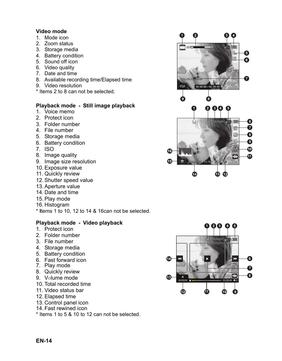 En-14 video mode | Sanyo VPC TP1000 User Manual | Page 15 / 48