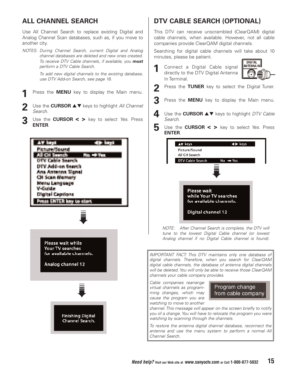 Sanyo Vizzon HT27546 User Manual | Page 15 / 68