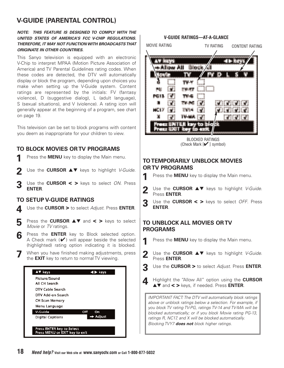 Sanyo Vizzon HT27546 User Manual | Page 18 / 68