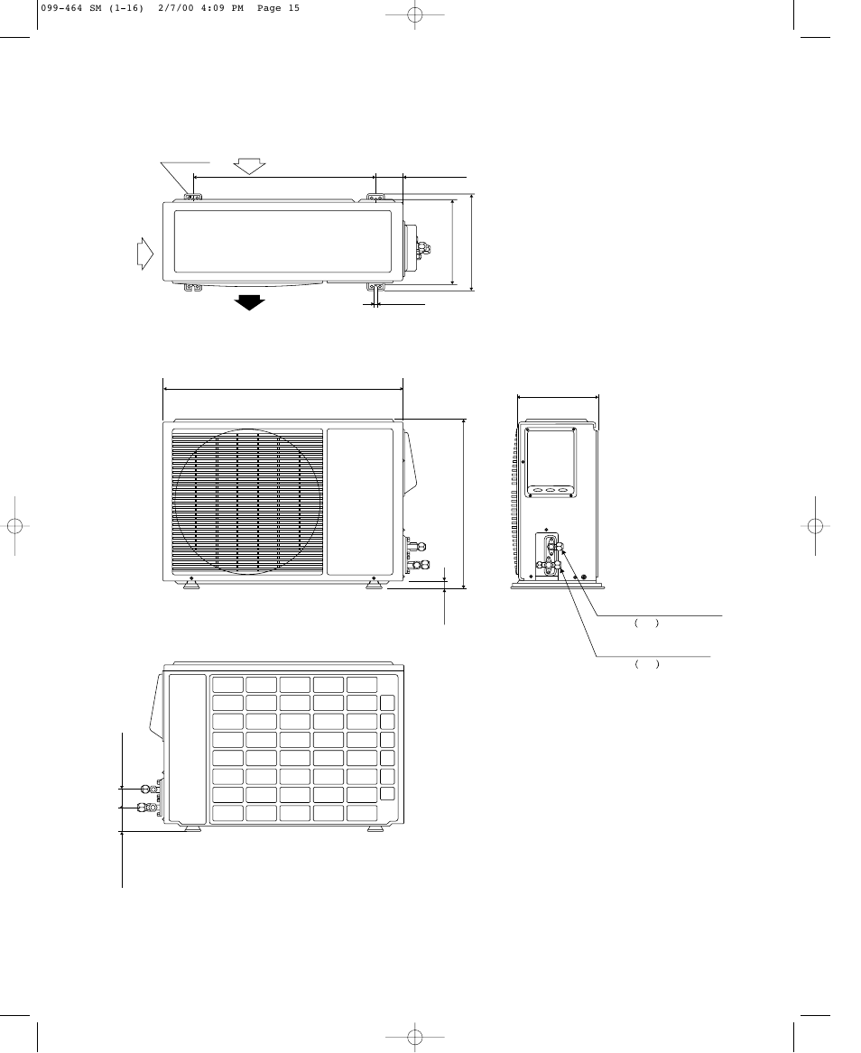 1-2. outdoor unit | Sanyo CL1852 User Manual | Page 18 / 81