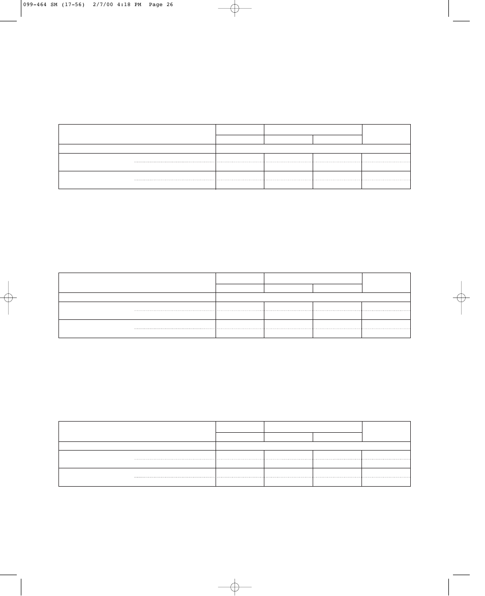 Electrical data, 1. electrical characteristics | Sanyo CL1852 User Manual | Page 29 / 81