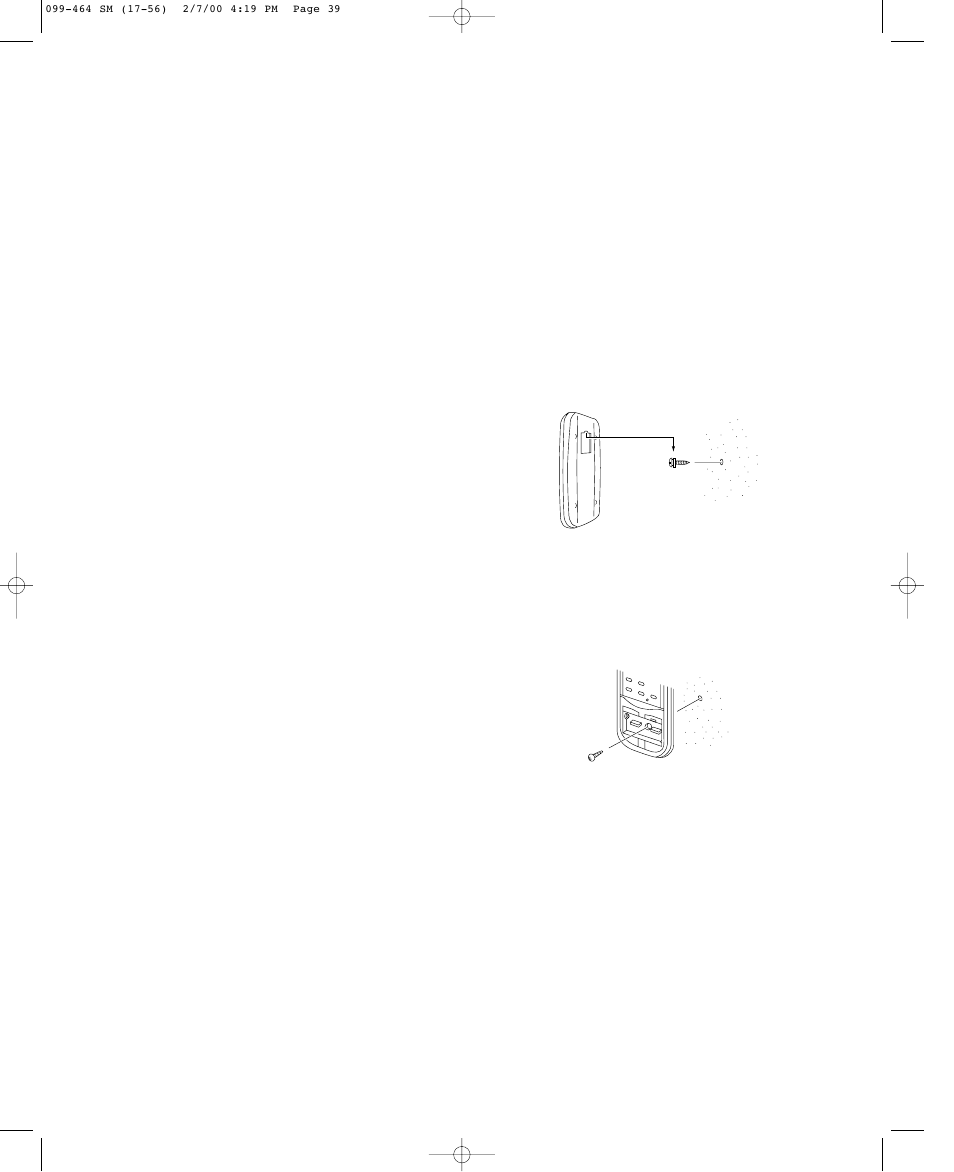 2. remote control unit installation position | Sanyo CL1852 User Manual | Page 42 / 81