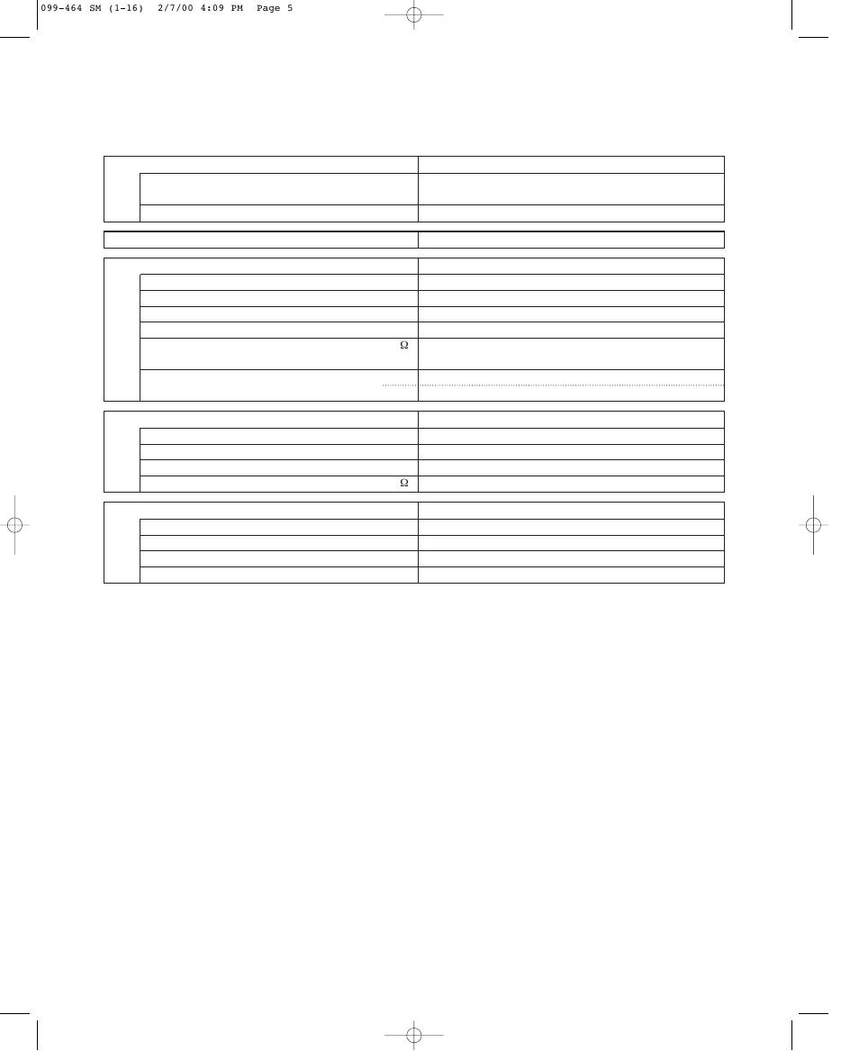 2. major component specifications, 2-1. indoor unit | Sanyo CL1852 User Manual | Page 8 / 81