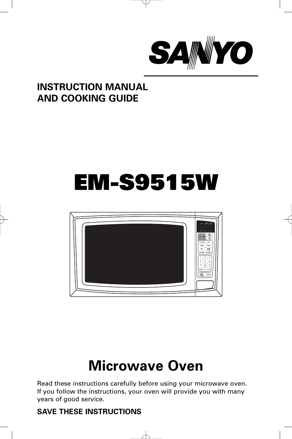 Sanyo EM-S9515W User Manual | 36 pages