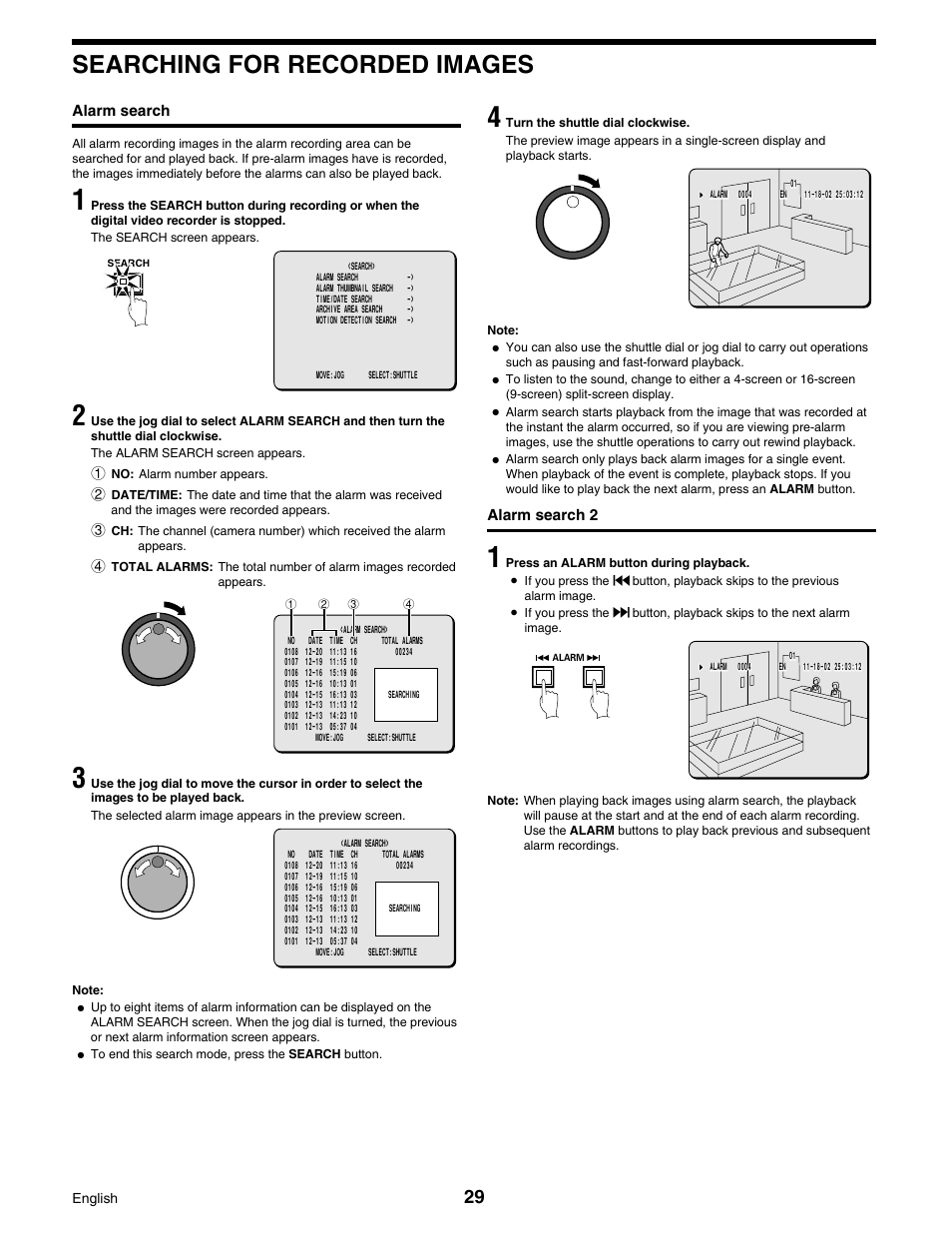 Searching for recorded images | Sanyo DSR-3016 User Manual | Page 30 / 96