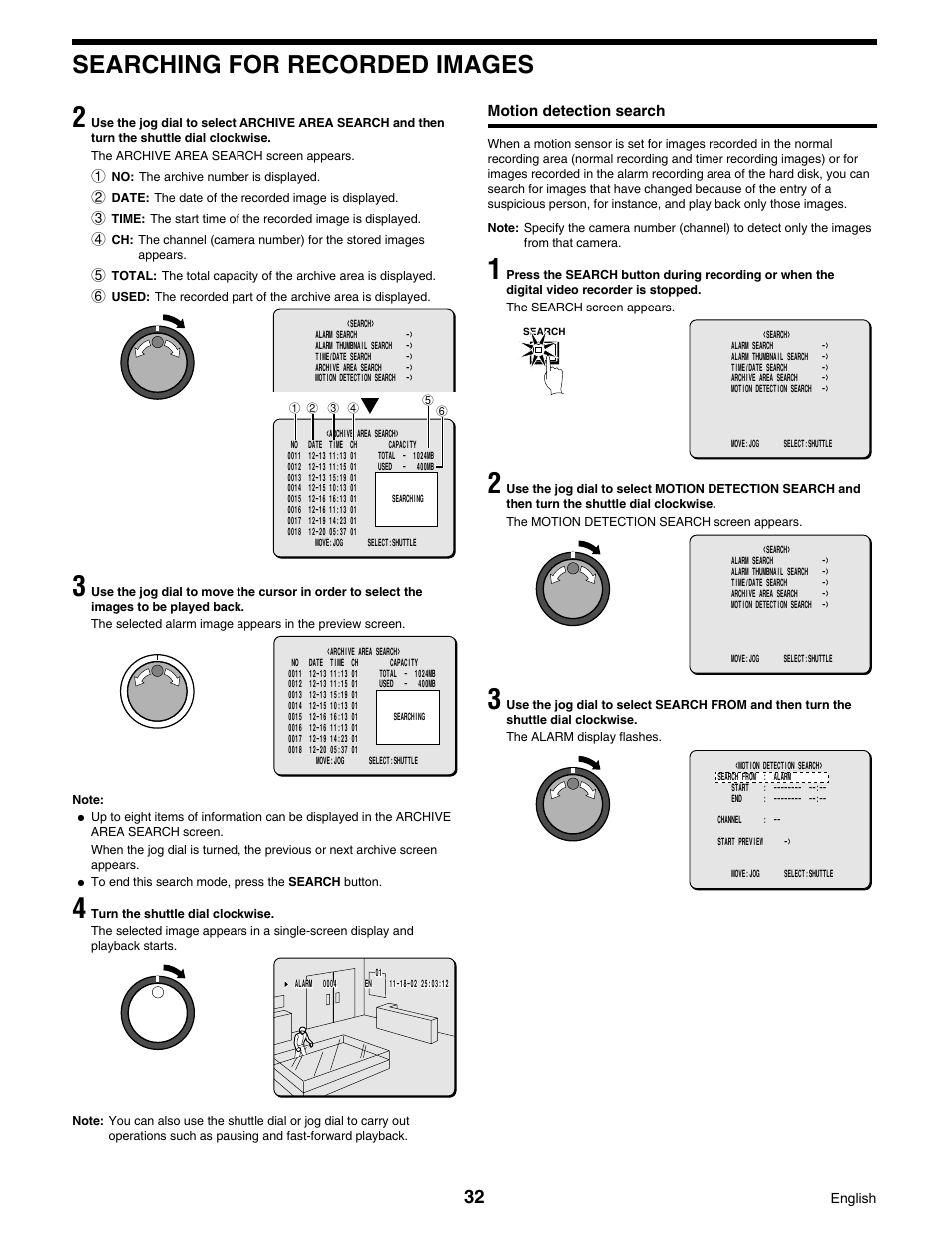 Searching for recorded images | Sanyo DSR-3016 User Manual | Page 33 / 96