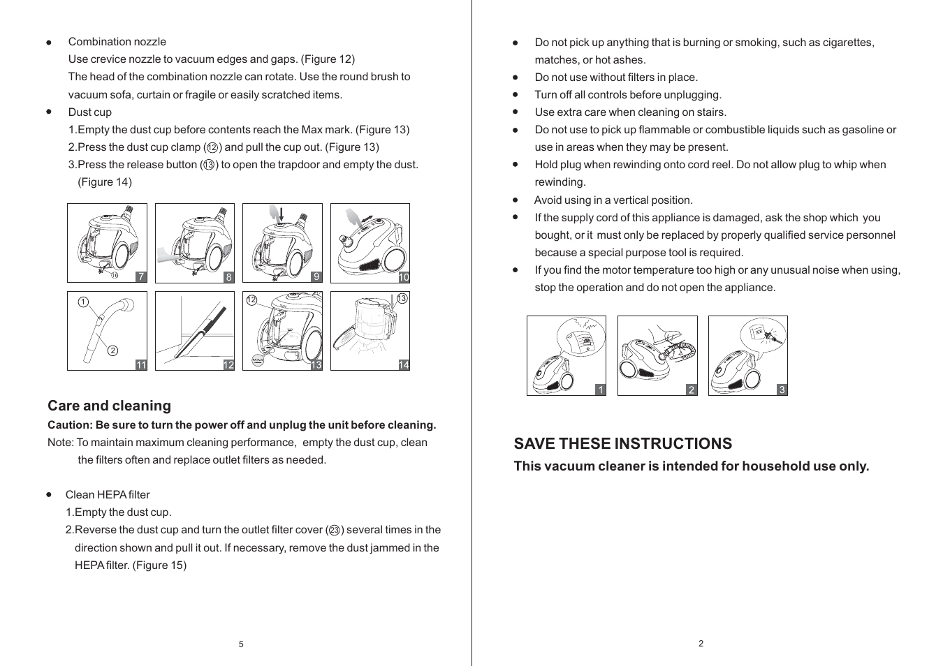 Save these instructions | Sanyo SC-X2015N User Manual | Page 3 / 4