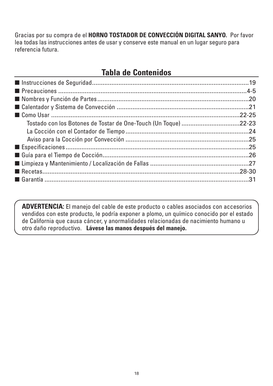 Sanyo SK-VF7S User Manual | Page 18 / 32