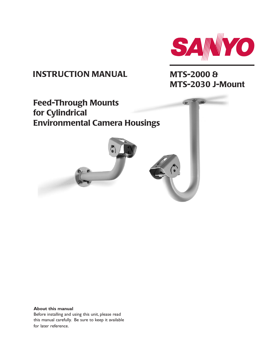 Sanyo MTS-2030 User Manual | 4 pages