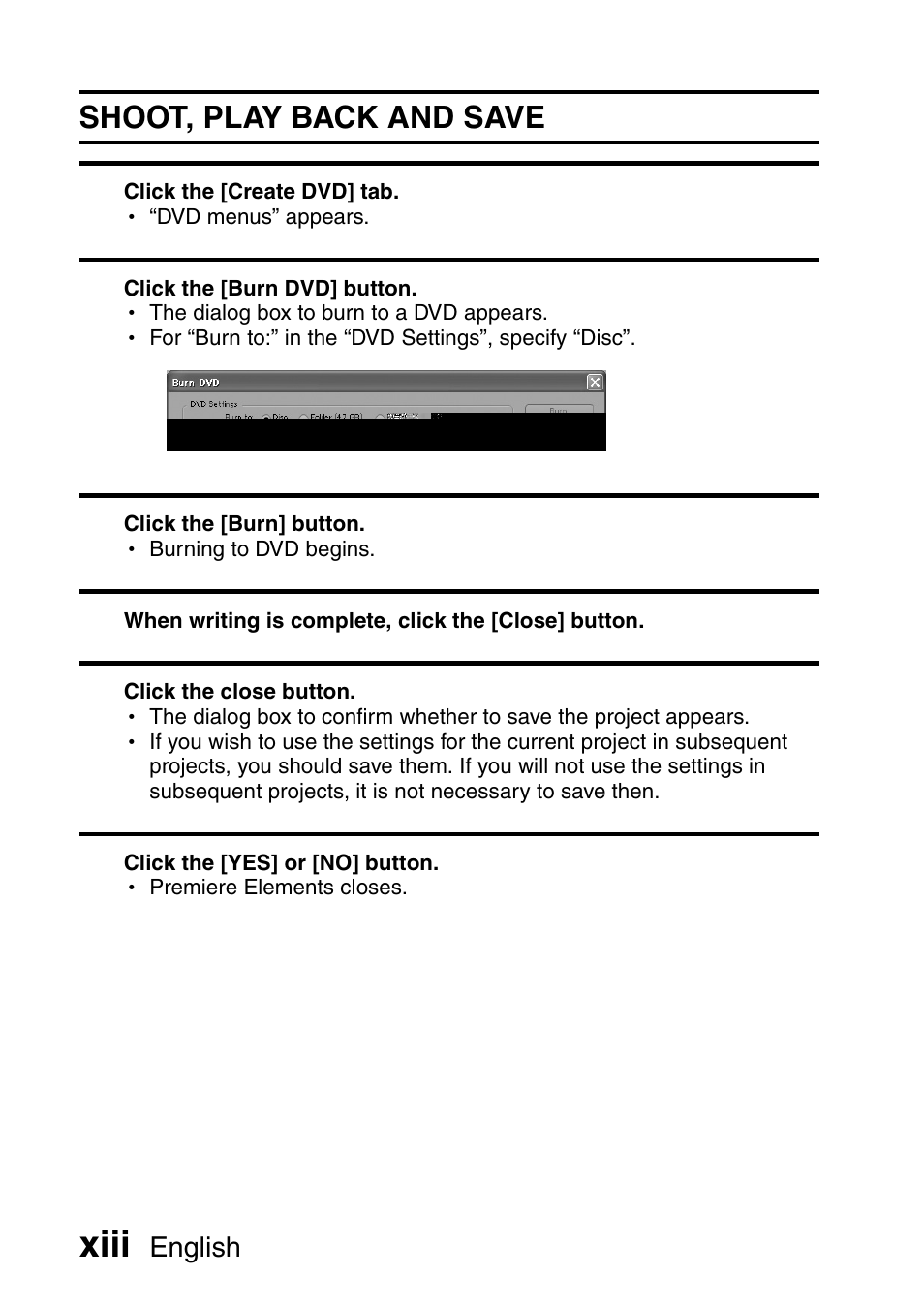 Xiii | Sanyo VPC-HD1000 User Manual | Page 14 / 243