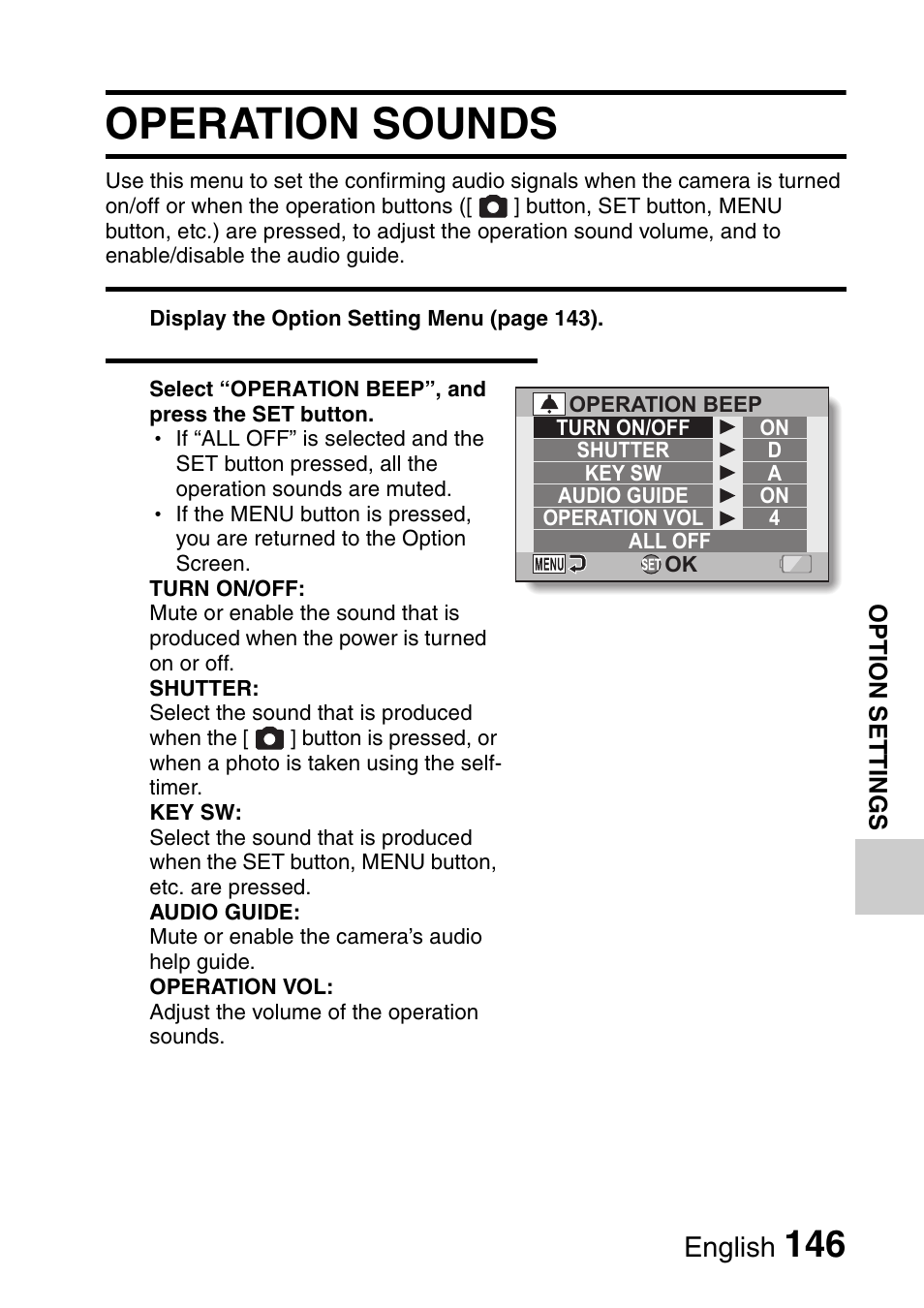 Operation sounds, English | Sanyo VPC-HD1000 User Manual | Page 161 / 243