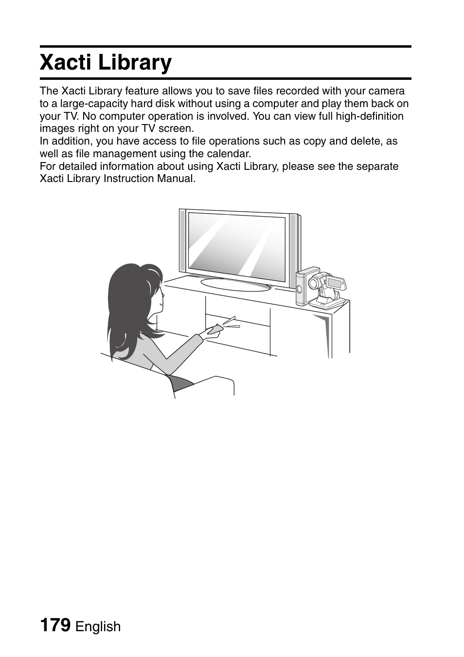 Xacti library | Sanyo VPC-HD1000 User Manual | Page 194 / 243