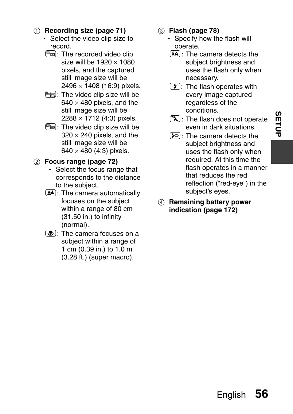 English | Sanyo VPC-HD1000 User Manual | Page 71 / 243