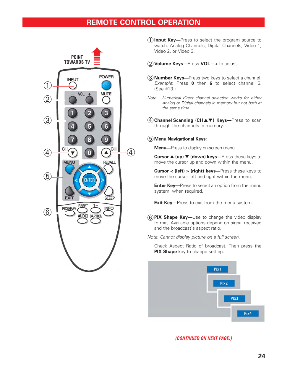 Sanyo DP19647 User Manual | Page 24 / 46