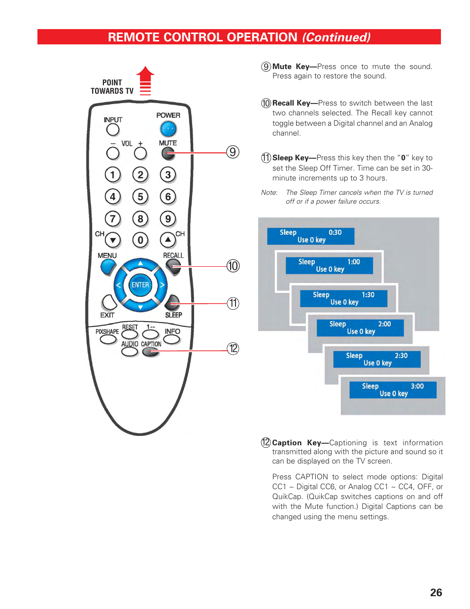 Sanyo DP19647 User Manual | Page 26 / 46