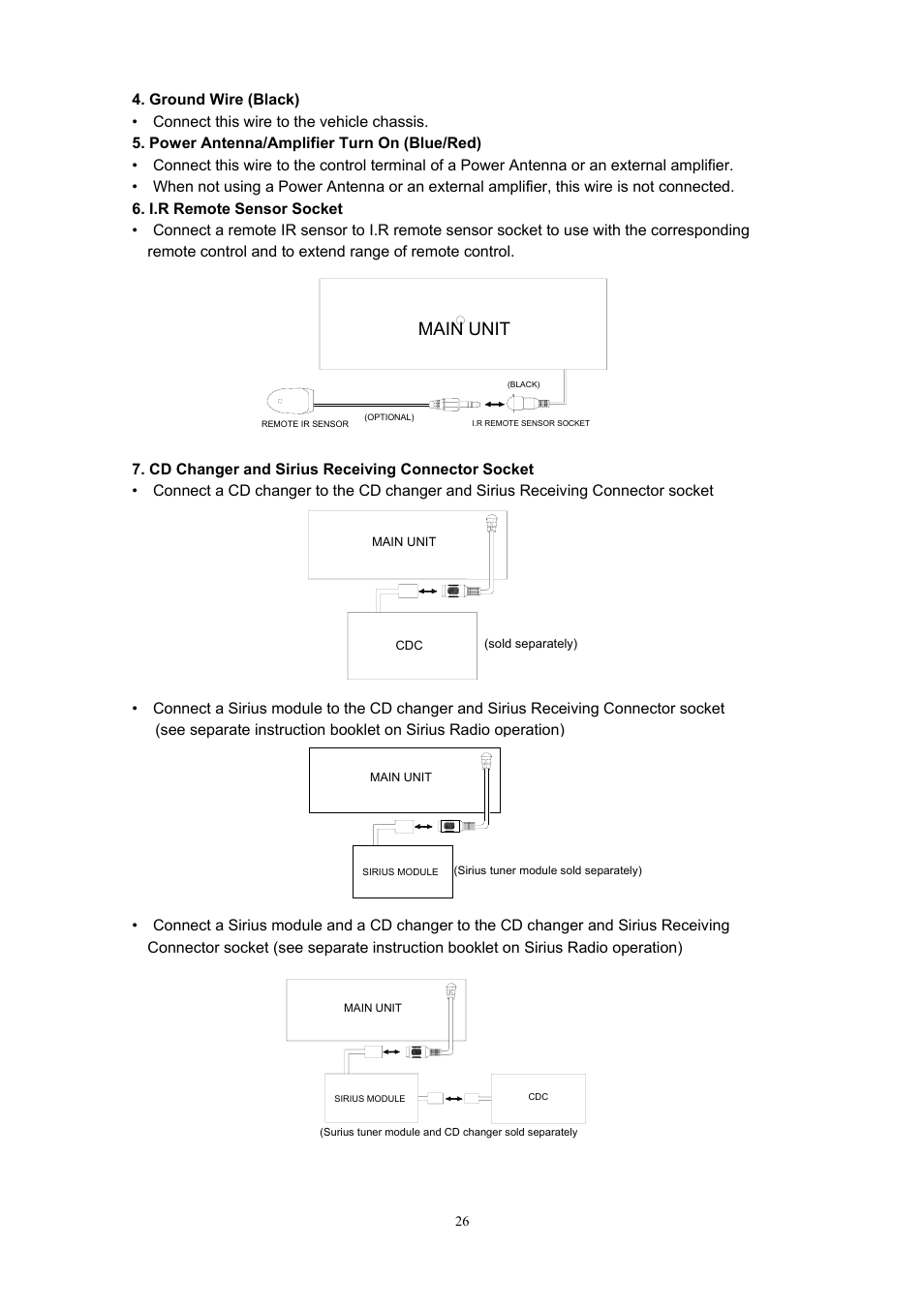 Main unit | Sanyo ECD-T1545 User Manual | Page 29 / 32