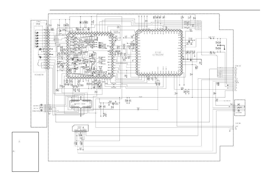 Schematic diagram (cd) | Sanyo DC-DA370 User Manual | Page 17 / 26