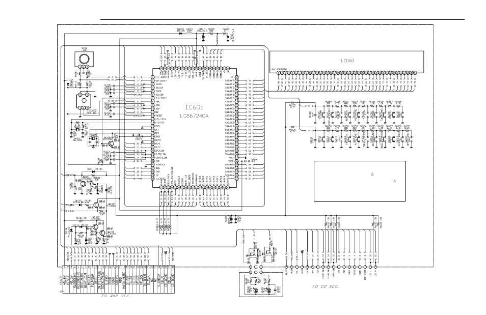Schematic diagram (front) | Sanyo DC-DA370 User Manual | Page 18 / 26