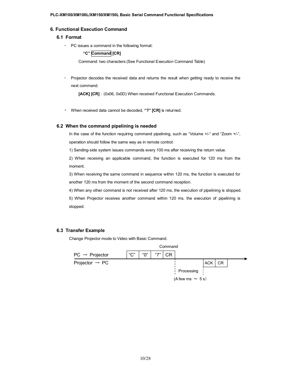 Sanyo PLC-XM100L User Manual | Page 10 / 28