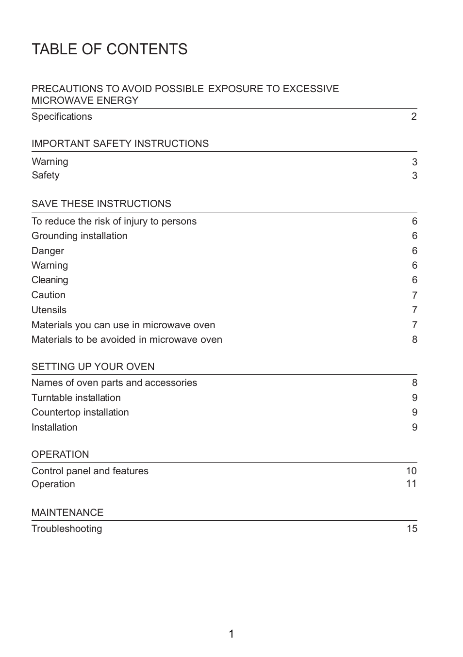 Sanyo EM-S2587W User Manual | Page 2 / 17