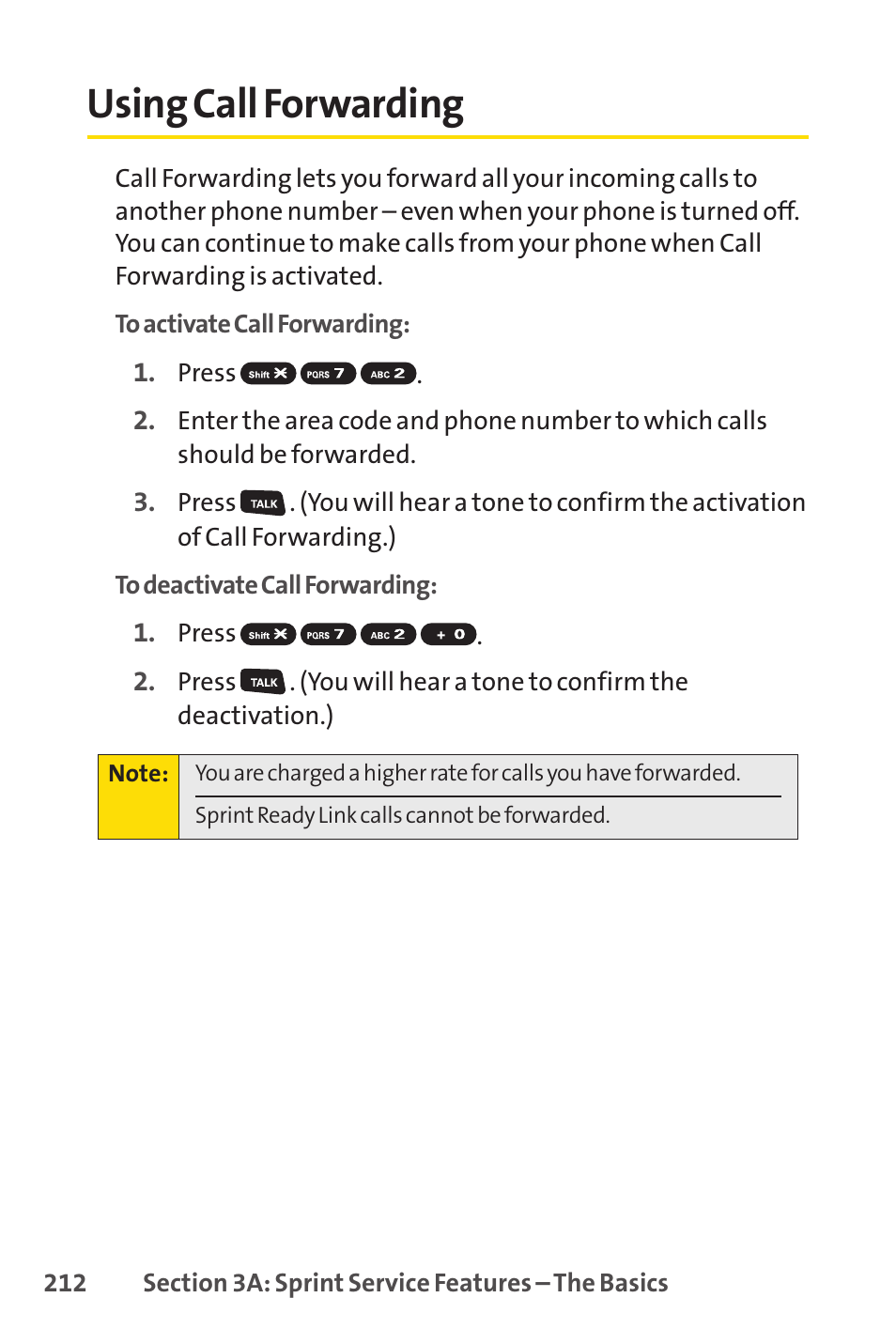 Using call forwarding | Sanyo SCP-3200 User Manual | Page 228 / 281