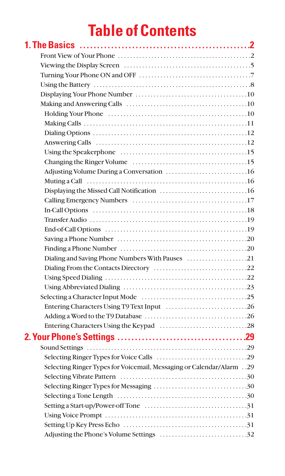 Sanyo Katana Cell Phone User Manual | Page 3 / 151