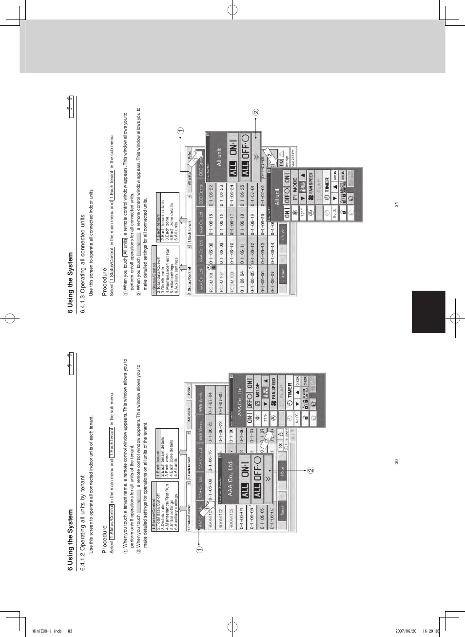 Intelligent controller (sha-kt256ba), Remote control functions | Sanyo CHX06052 User Manual | Page 101 / 190