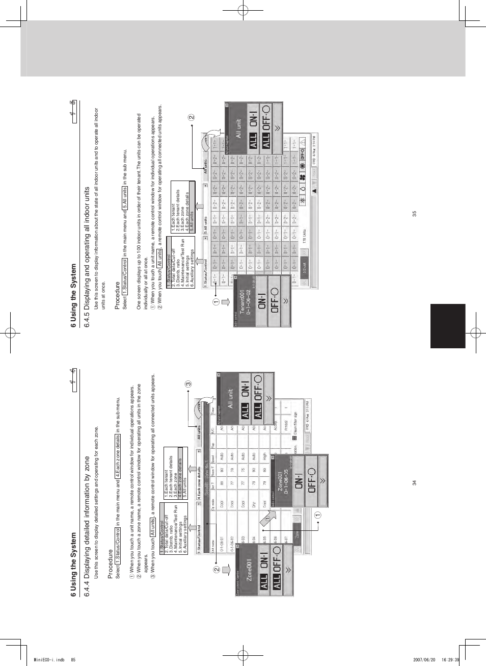 Sm830158-00_do, Intelligent controller (sha-kt256ba) 6/9, Intelligent controller (sha-kt256ba) | Remote control functions | Sanyo CHX06052 User Manual | Page 103 / 190