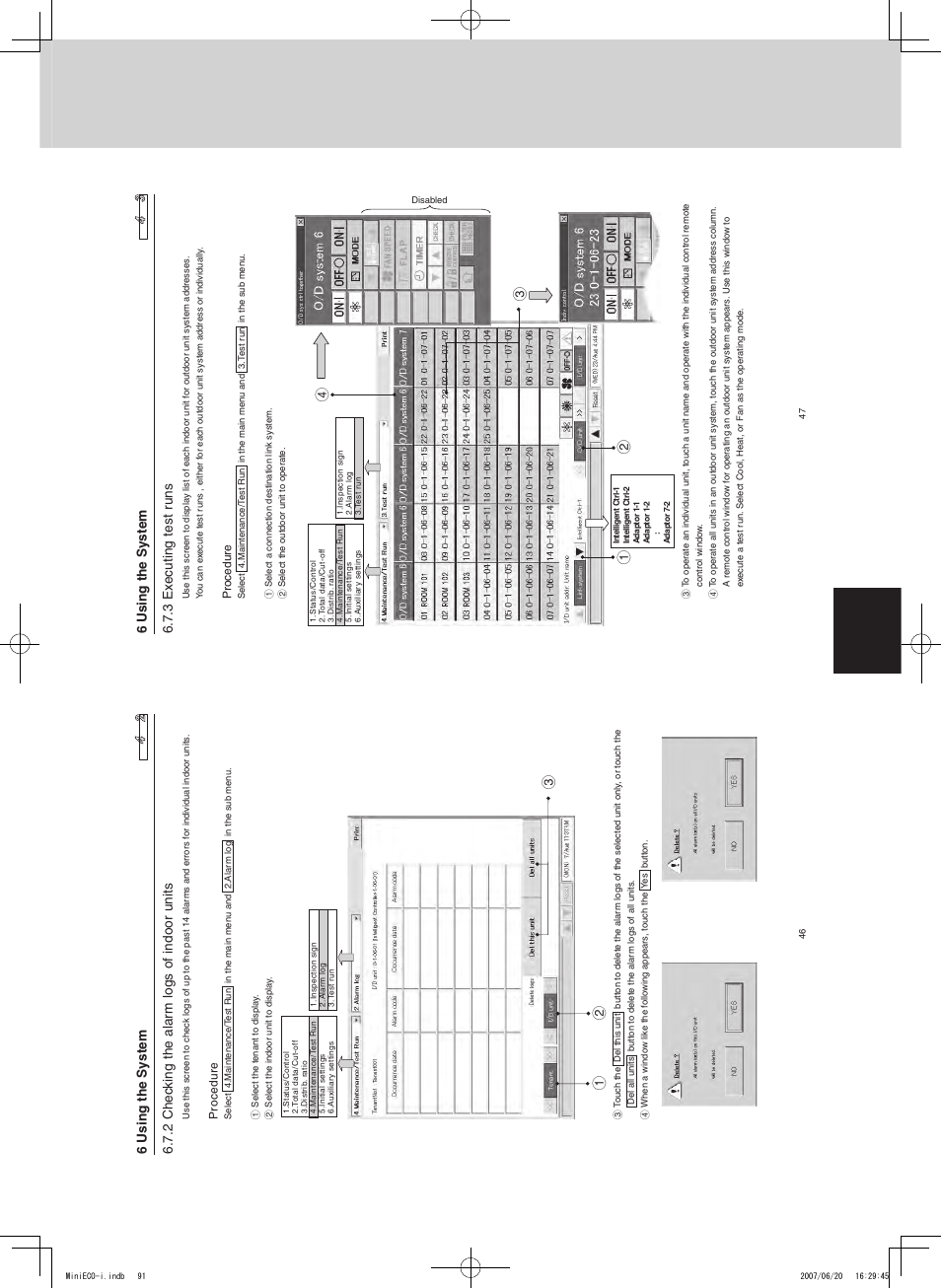 Sm830158-00_eo, Intelligent controller (sha-kt256ba) 7/9, Intelligent controller (sha-kt256ba) | Remote control functions | Sanyo CHX06052 User Manual | Page 109 / 190