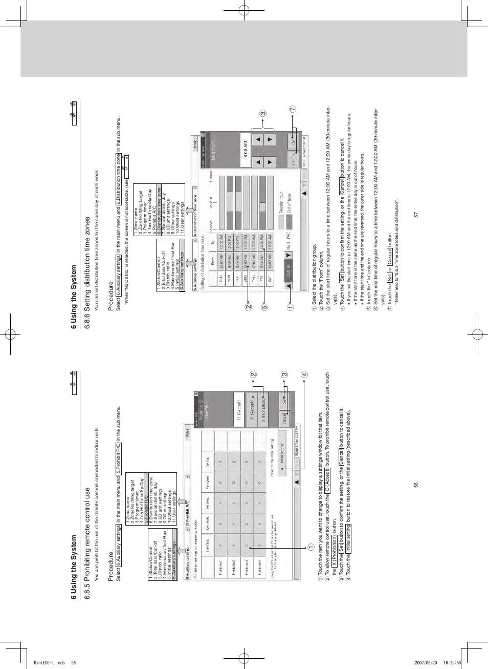 Sm830158-00_fo, Intelligent controller (sha-kt256ba) 8/9, Intelligent controller (sha-kt256ba) | Remote control functions | Sanyo CHX06052 User Manual | Page 114 / 190