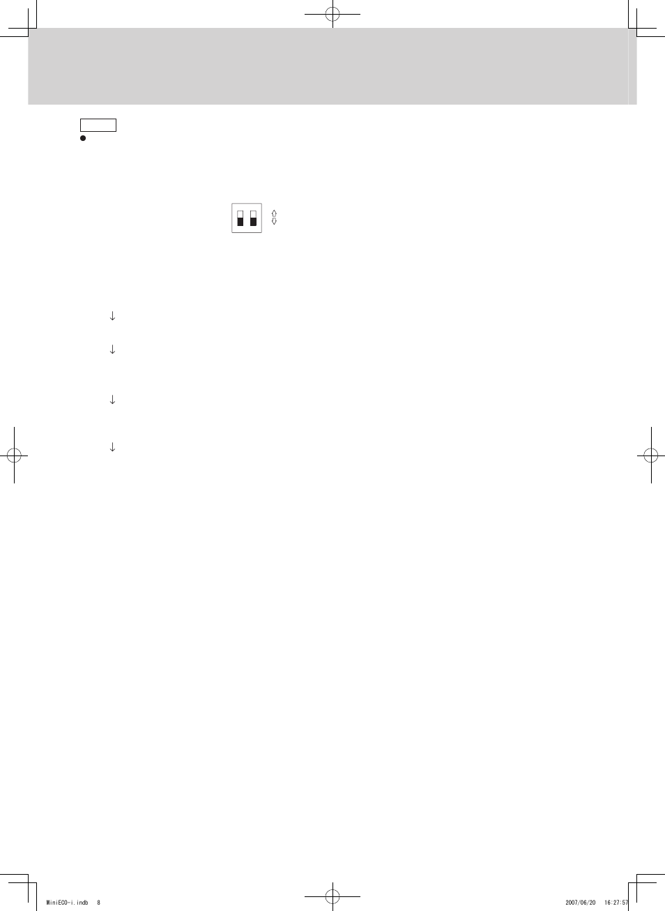 Auto address setting, Test run | Sanyo CHX06052 User Manual | Page 12 / 190