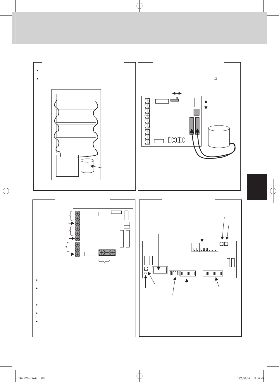 Lonworks interface product manual (sha-ln16uab), Safety precautions, Installation method | Included parts, Wiring specifications, Lonworks interface structure, Power board initial settings, Power board wiring, Main circuit board | Sanyo CHX06052 User Manual | Page 143 / 190