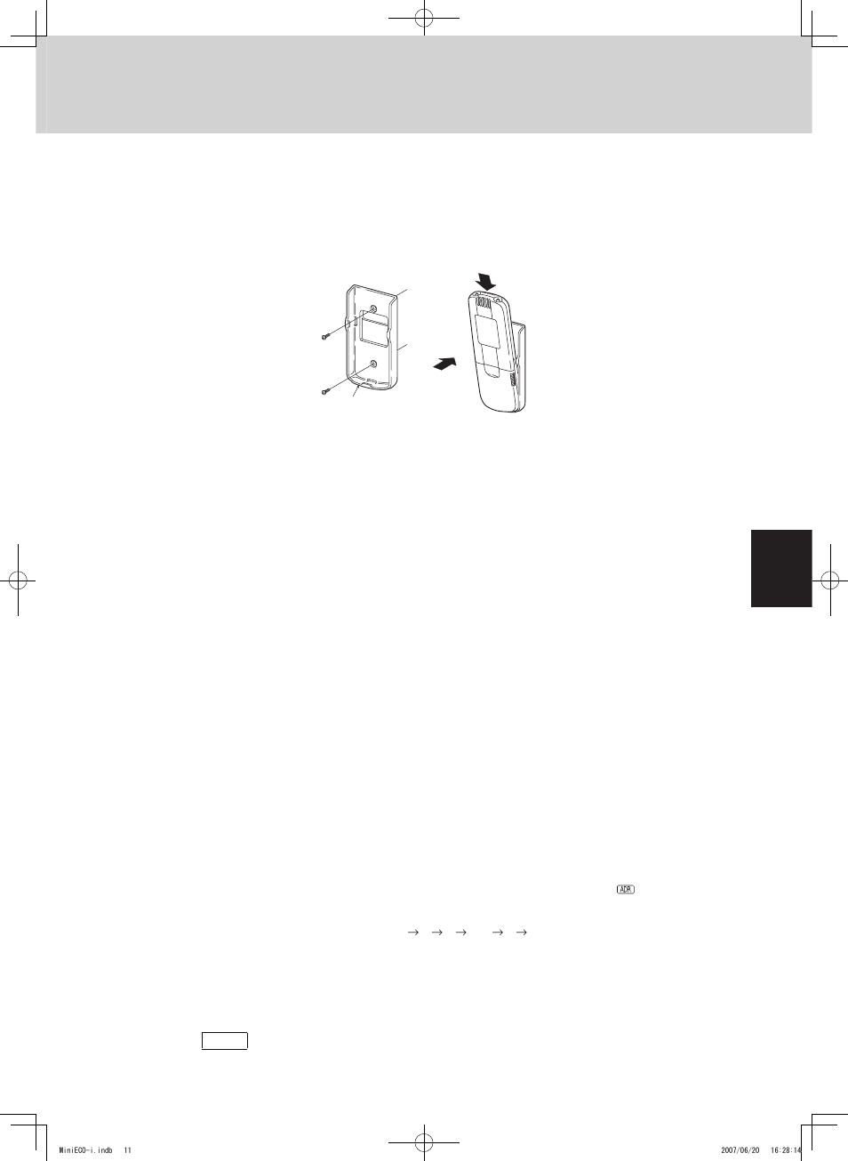 Wireless remote controller | Sanyo CHX06052 User Manual | Page 29 / 190