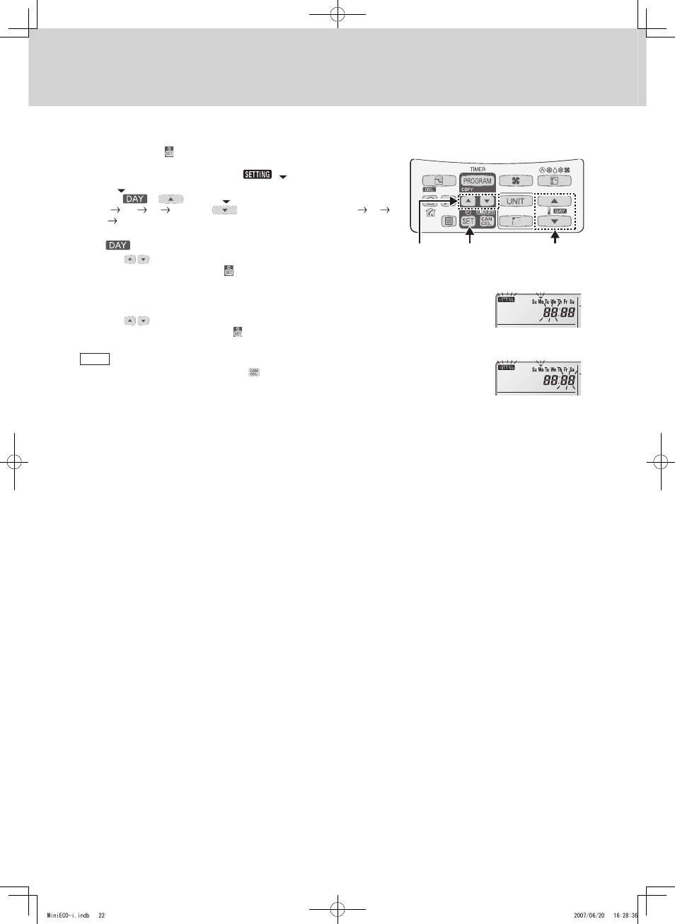 Timer remote controller (rcs-tm80bg) | Sanyo CHX06052 User Manual | Page 40 / 190