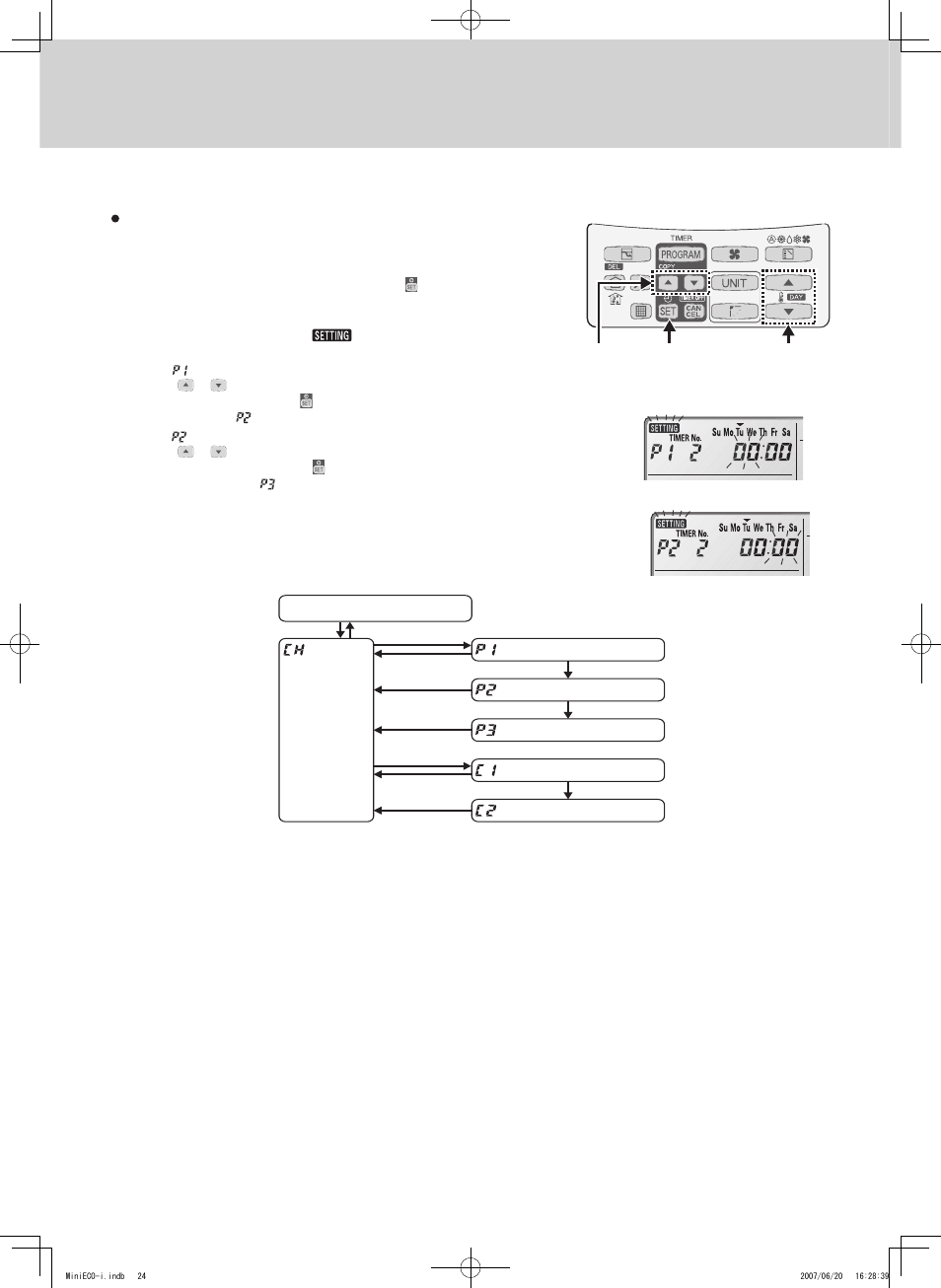 Timer remote controller (rcs-tm80bg) | Sanyo CHX06052 User Manual | Page 42 / 190