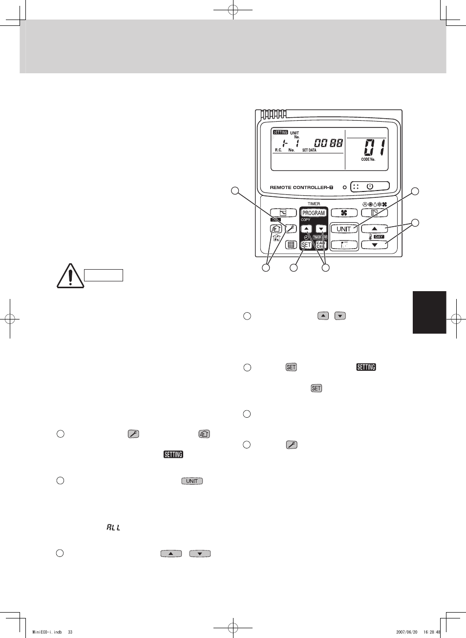 Timer remote controller (rcs-tm80bg) | Sanyo CHX06052 User Manual | Page 51 / 190