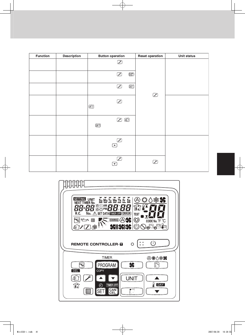 Timer remote controller (rcs-tm80bg) | Sanyo CHX06052 User Manual | Page 59 / 190
