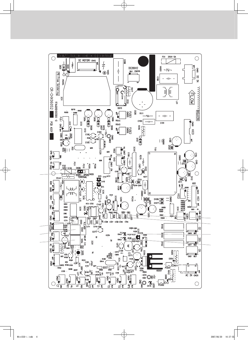 Setting of unit control pcb, Test run | Sanyo CHX06052 User Manual | Page 8 / 190